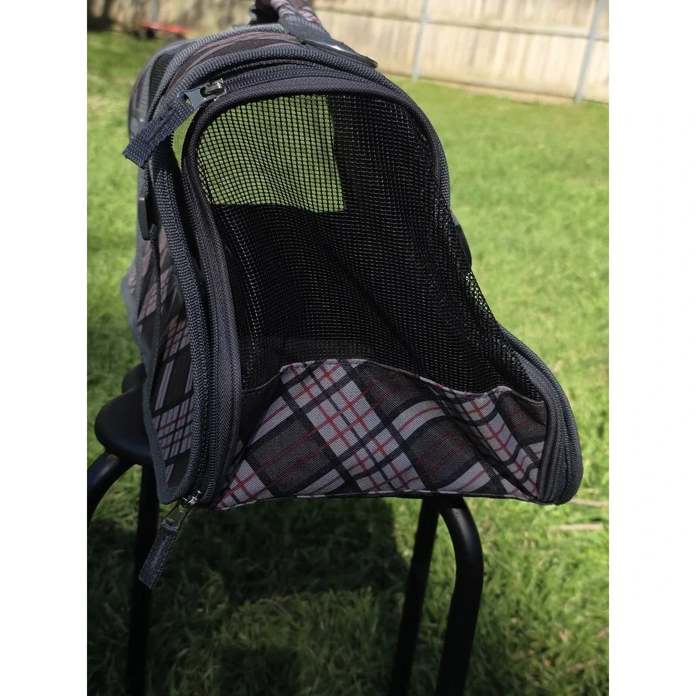 Pet Carrier Soft Sided Dog Cat Comfort Travel Shoulder Bag Airline Approved